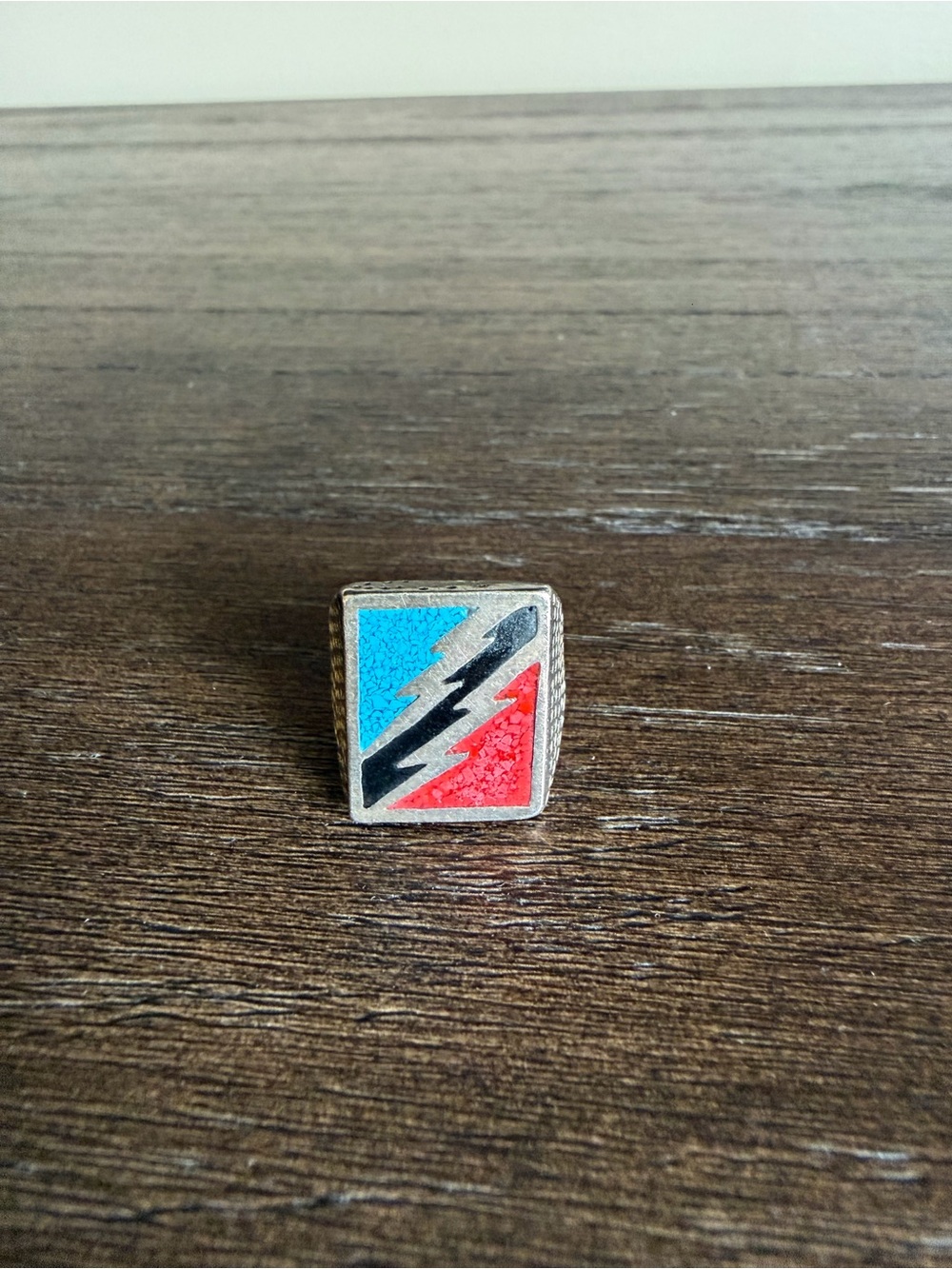 SouthernWest Turquoise Lightning Bolt Ring